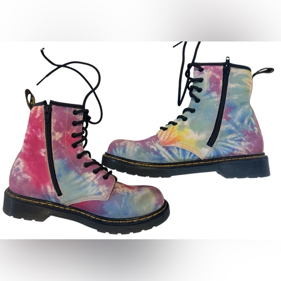 Dr Martens 1460 Tie Dye Rainbow 🌈 Boots US 6 EU 37 - Picture 3 of 16